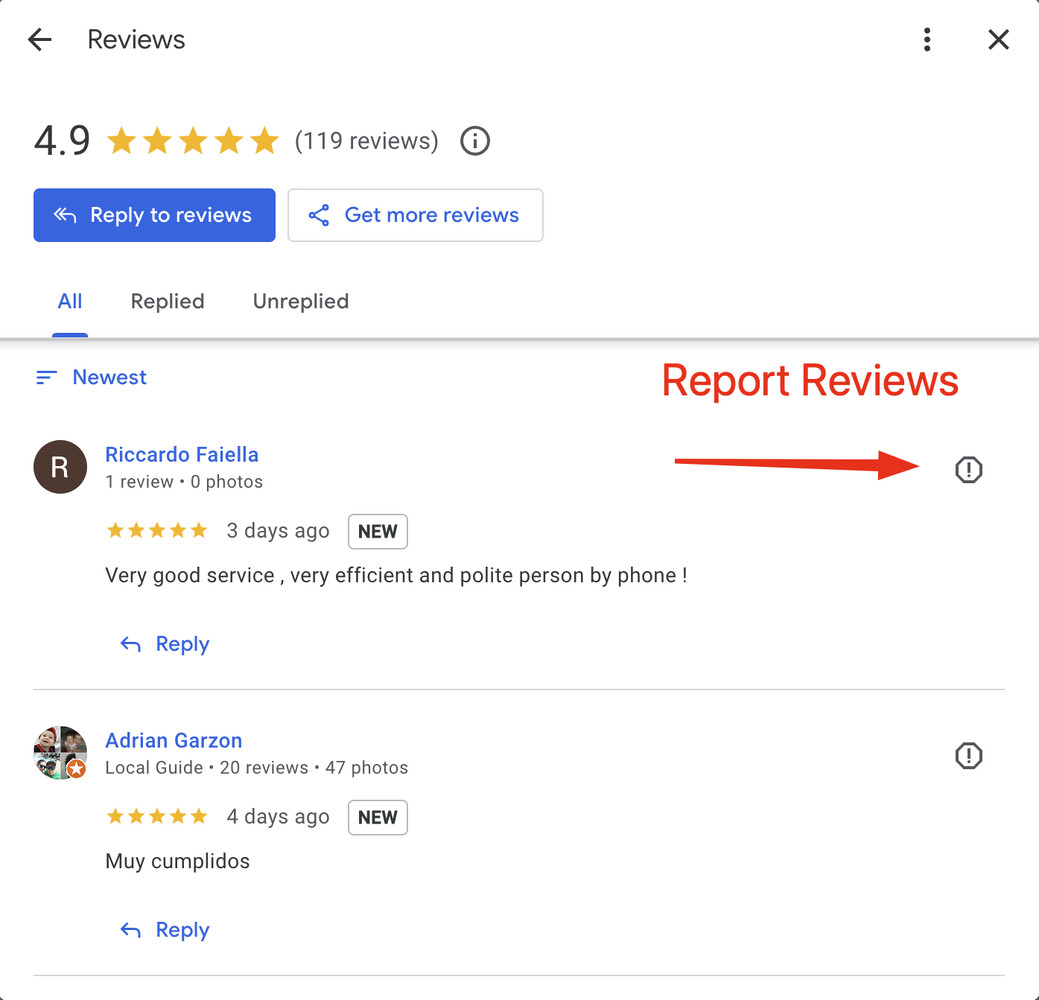 Steps to Report and Remove Negative Google Reviews