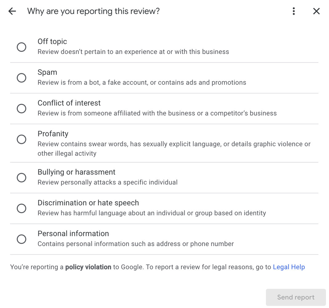 Legal Actions for Defamatory Reviews